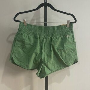 NWT Victoria's Secret Pink Active Green Shorts Size Large